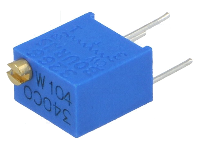Potentiometer: montage-; meerslagen; 2kΩ; 250mW; ±10%; lineair Potentiometer: montage-; meerslagen; 2kΩ; 250mW; ±10%; lineair